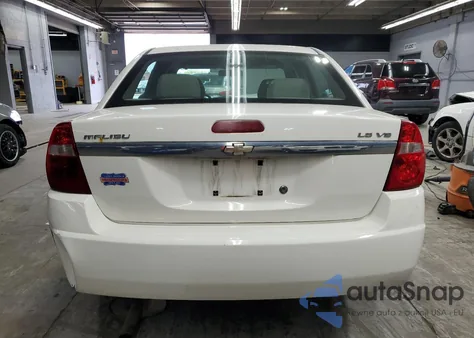 2005 Chevrolet Malibu Ls z USA, uszkodzony, nr VIN 1G1ZT54865F332047